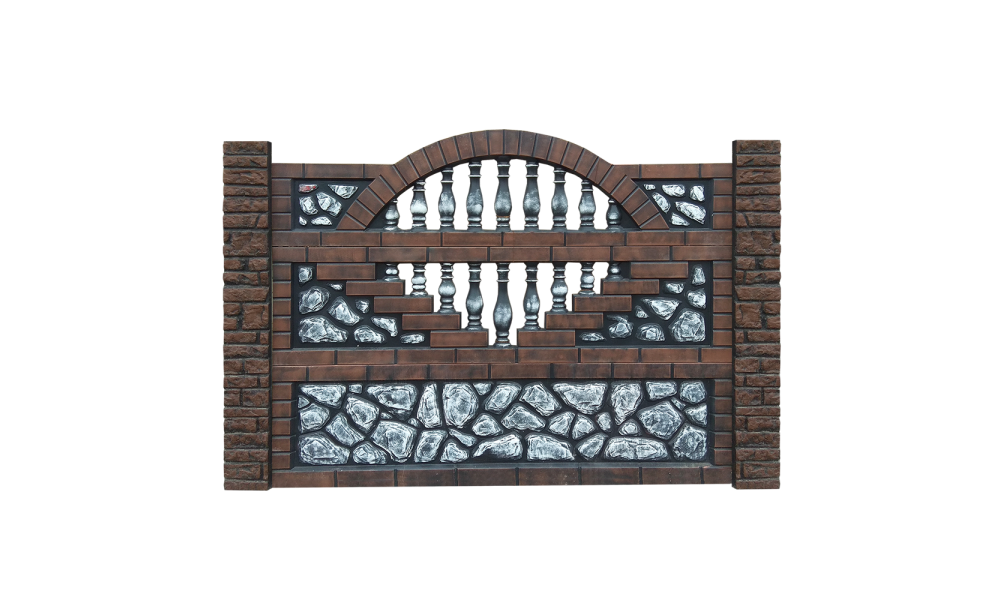 Компоновка и установка Еврозаборов