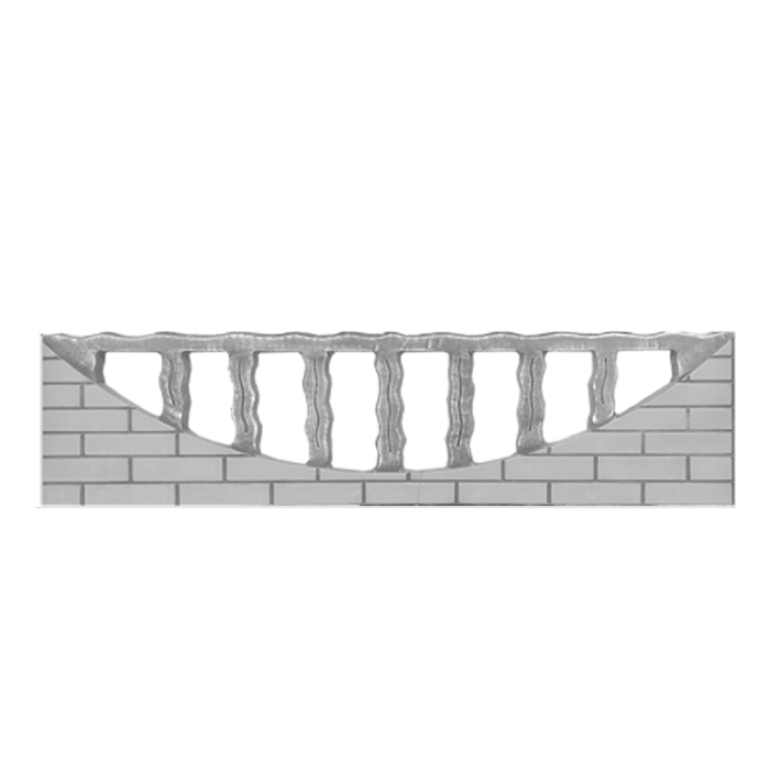 ЗБ-117 Кирпич гладкий решётка"
